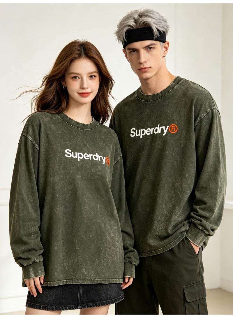 Superdry Men's and women's T-shirt with long sleeves - Image 1