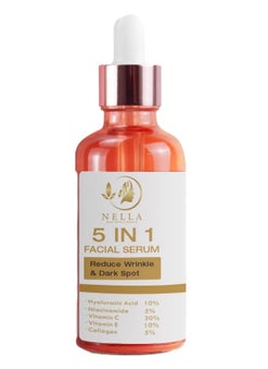 Vitamin C Face Serum with Collagen Hyaluronic Acid Vitamin E Niacinamide Anti Aging Brightening Serum for Dark Spots Even Skin Tone Skin Care Fine Lines  Wrinkles  1 Fl Oz