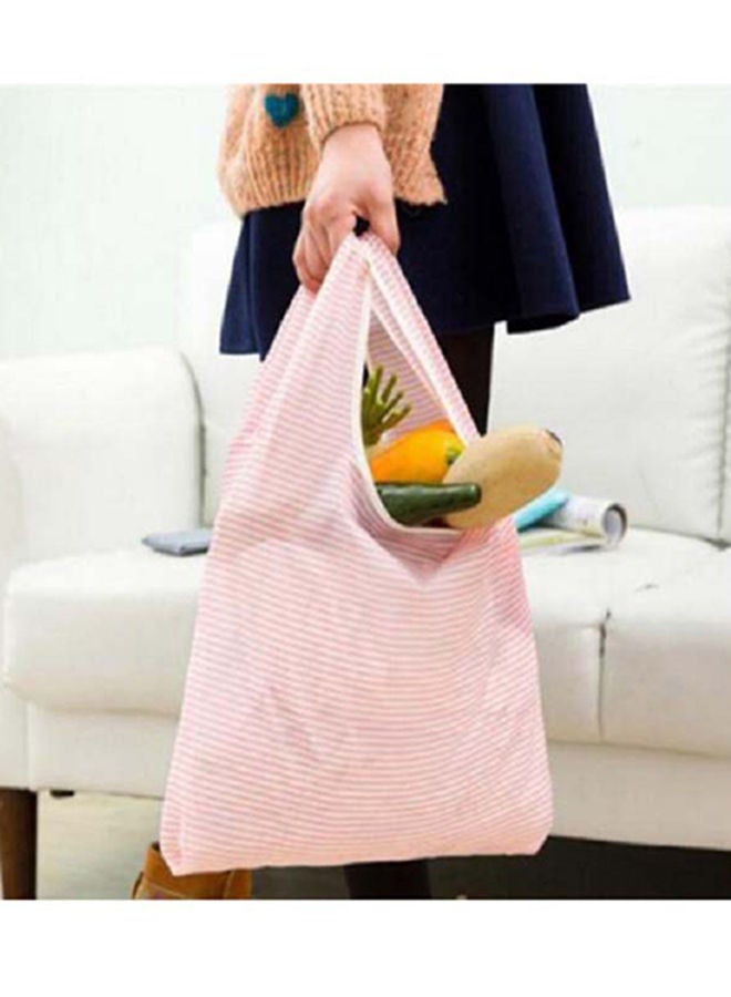 NIBEMINENT Foldable Recycle Shopping Bag Pink 11x11centimeter - Image 2