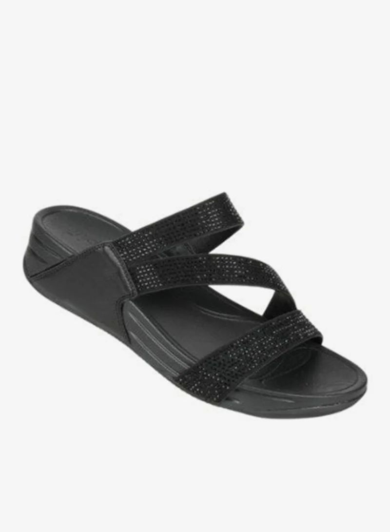 Michelle Morgan Black 092-3017 Michelle Morgan Ladies Casual Sandals 414RJ67B Black for Women | Best Price UAE