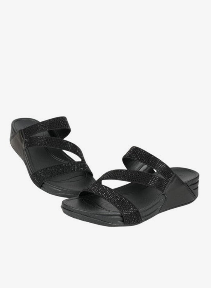 Michelle Morgan 092-3017 Michelle Morgan Ladies Casual Sandals 414RJ67B Black - Image 3
