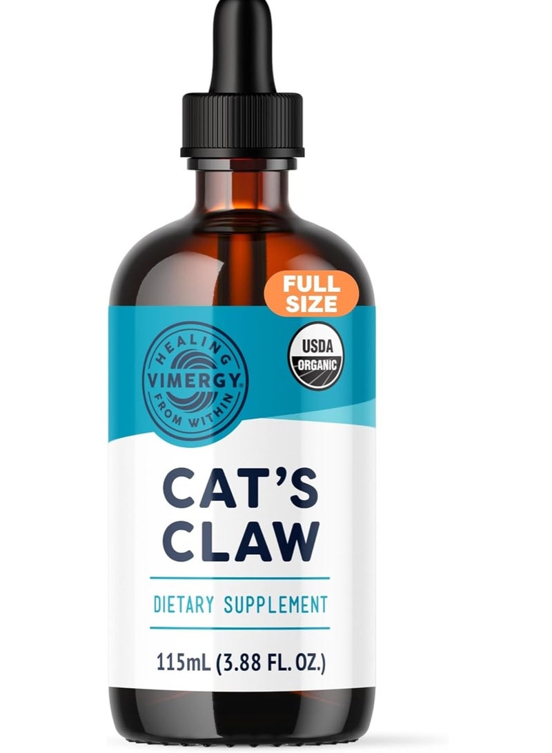 Vimergy Cat’s Claw Liquid Antioxidant Support  Benefits The Immune System 3.88 fl oz 57 Servings - Image 1