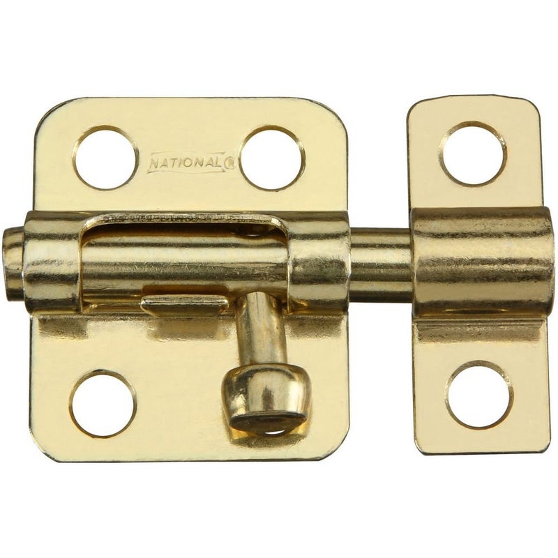 National Hardware N151266 V833 Window Bolt in Brass2 Inch