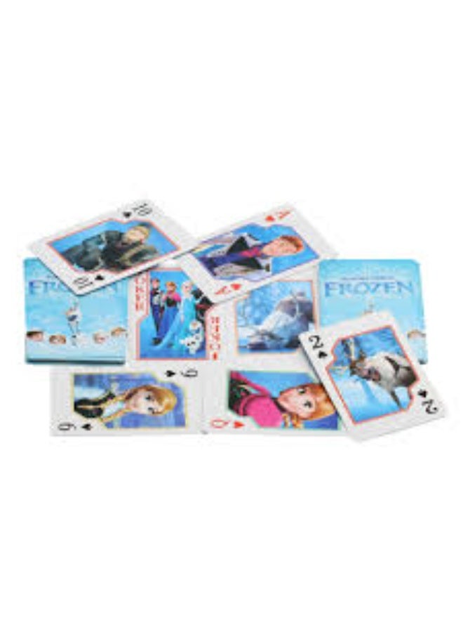 NILCO Disney Frozen Playing Cards: Anna and Elsa Standard 52-Card Deck for Kids and Families - Image 2