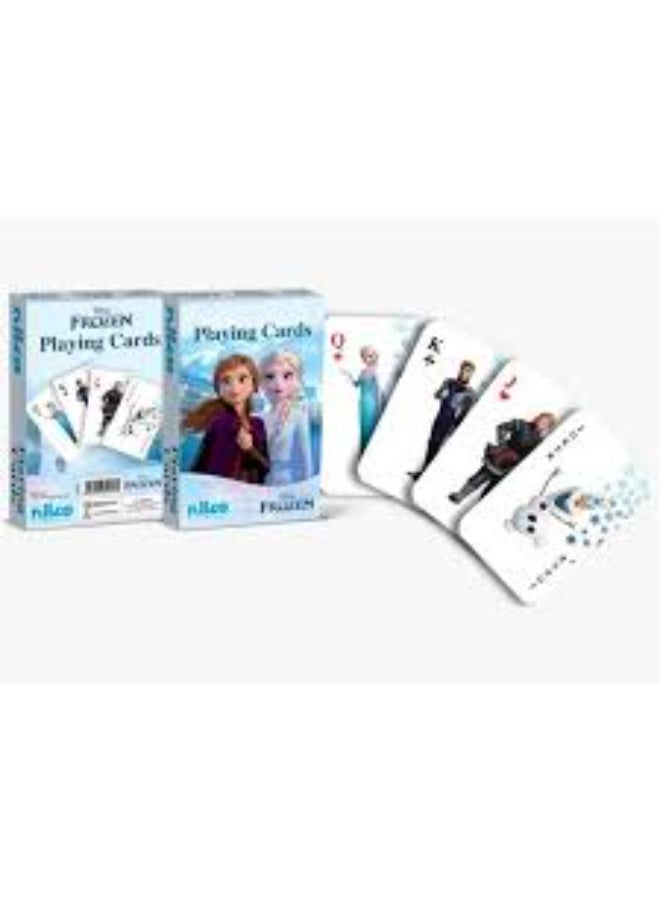 NILCO Disney Frozen Playing Cards: Anna and Elsa Standard 52-Card Deck for Kids and Families - Image 4