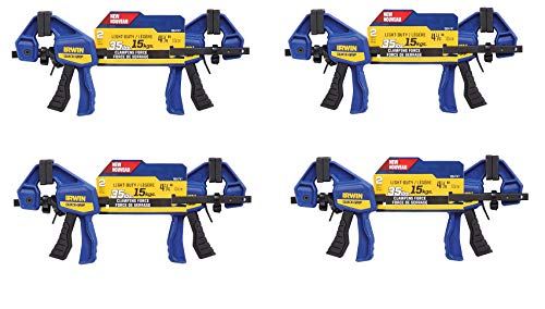 IRWIN إيروين كويك جريب 530062 مشبك بار ميكرو بيد واحدة 4-1/2" عدد 4 - Image 3