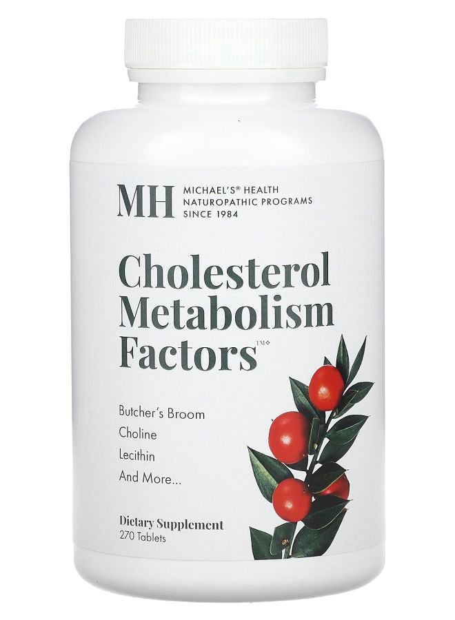 Michael's Naturopathic Cholesterol Metabolism Factors 270 Tablets