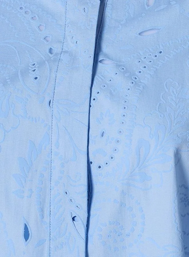 Iconic Iconic Cotton Shirt Cutwork