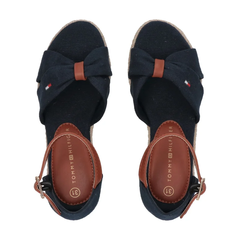 TOMMY HILFIGER Kids Rope Wedge Sandals