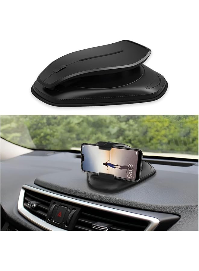 KASTWAVE Phone Holder For Car, Super Stable Cell Phone Stand, Center Console Hands-Free Clip Mount For Cellphone, Universal Auto Accessories Compatible With All Phone Android Smartphone - Image 1