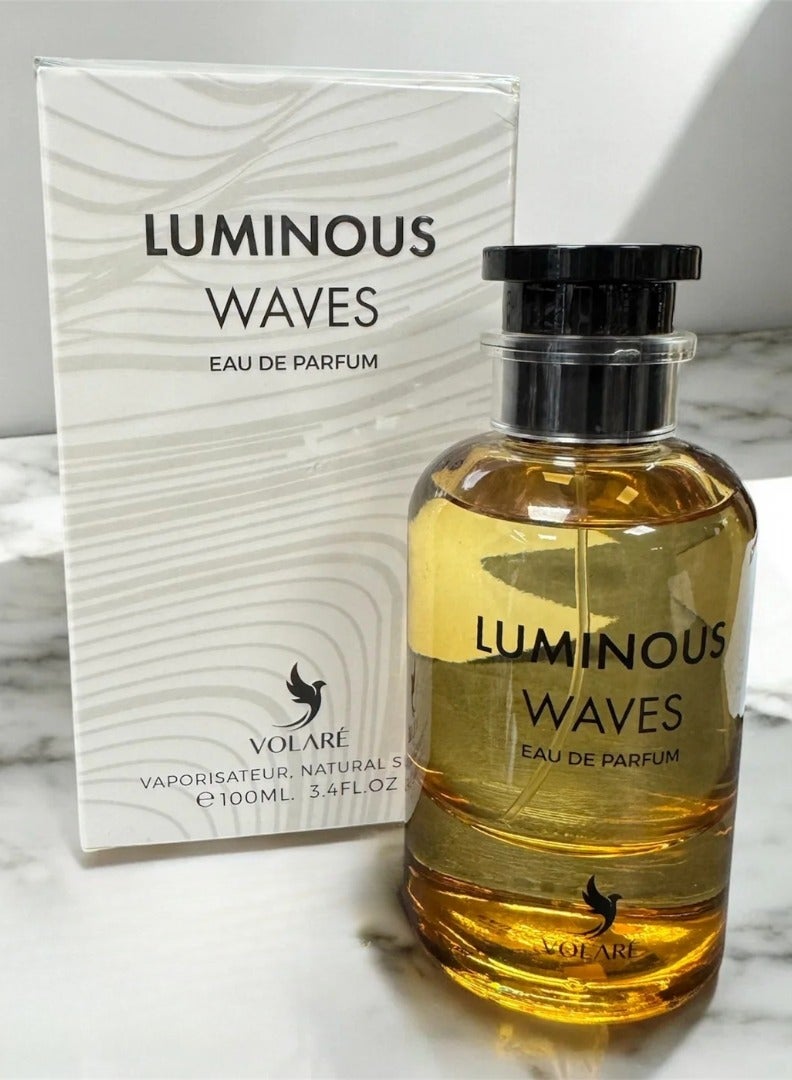 VOLARE Luminous Waves Eau de Parfum unisex - 100ml ( inspired by Louis Vuitton L'Immensité )  - Image 4