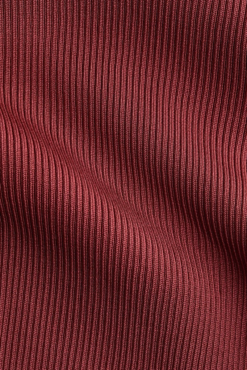 H&M Rib-knit twist-detail top