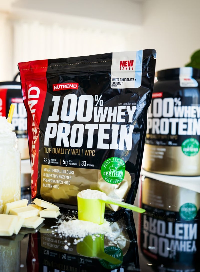 نوتريند 100% بروتين مصل الحليب 1000 جرام بنكهة الفراولة 33 حصة - Image 3