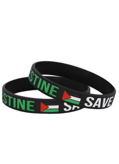 Generic 5 Pack Palestinian Flags Silicone Wristbands , Free Palestine Bracelet,  Party Bracelets Decoration , Palestine Flag Bracelet Rubber Accessories Men u0026 Women  - Image 2