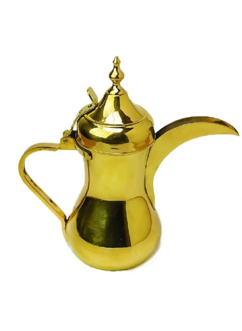 باصرة طقم دلة بغدادي للقهوة العربية ثلاثة مقاسات ذهبي لامع - Image 2