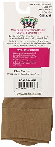 Celeste Stein Therapeutic Compression Socks, Nude, 8-15 mmhg, 1-Pair - Image 2