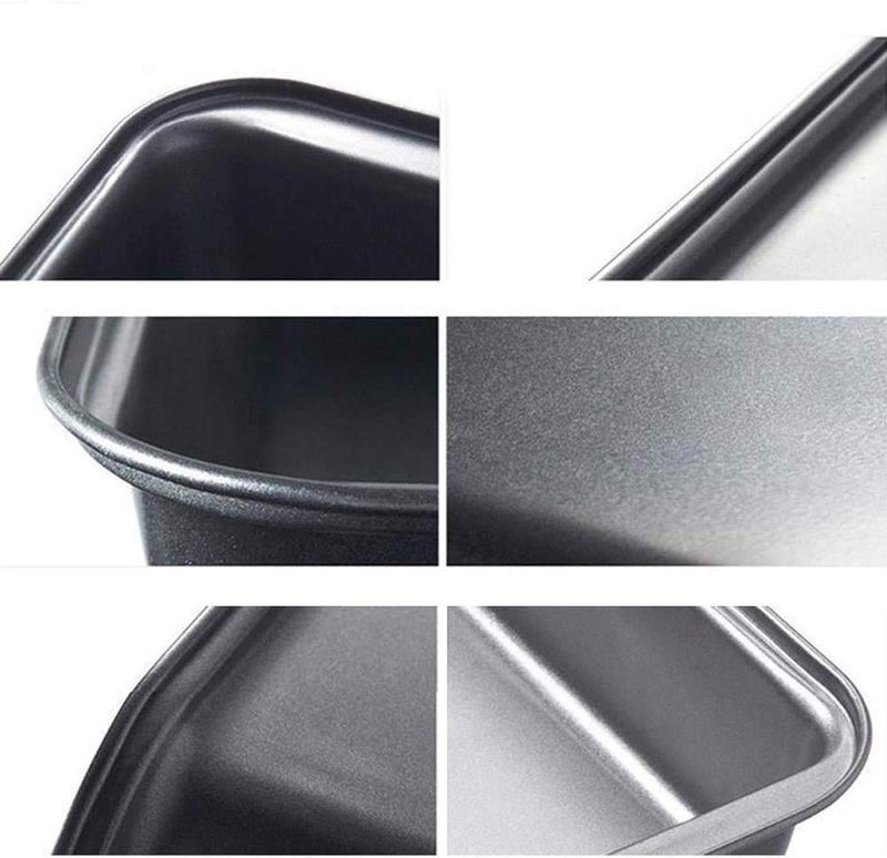 IVAR Microwave Oven Safe NonStick Carbon Steel Baking Tray for Muffin Cupcake Mini loaf Mould pan for Home Baking Tools1 pcsSquare Shape - Image 3