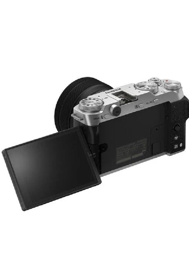 فوجي فيلم كاميرا رقمية X-M5 /15-45MM مجموعة (فضي) - Image 5