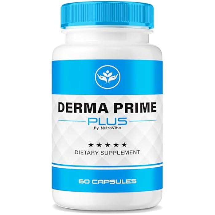 NutraRize Derma Prime Plus Pills – Daily Clear Face & Skin Balancing Formula with a Clean, Natural Formula to Support Hydration, Smooth Texture & a Healthy, Radiant-Looking Skin (60 Capsules) - Image 1