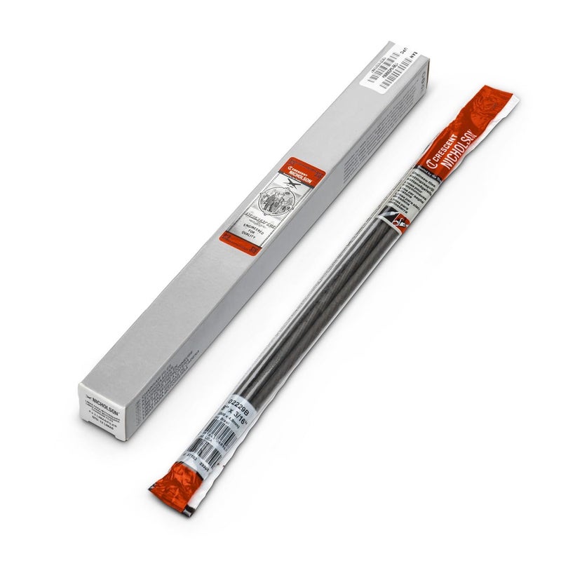 DayMark Nicholson 02229B 8" x 3/16" Round Chainsaw File, Knurl Cut, 3 Files per Sealed - Image 2
