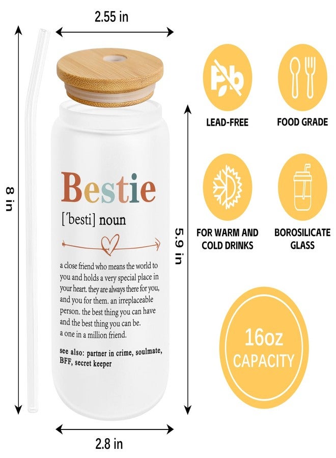 Frerdui Bestie Gifts for Women - Mothers Day Gift for Women Best Friend - Best Friend Birthday Gifts, Friendship Gift for Friends Female Bff - 16oz Coffee Cup - Image 2