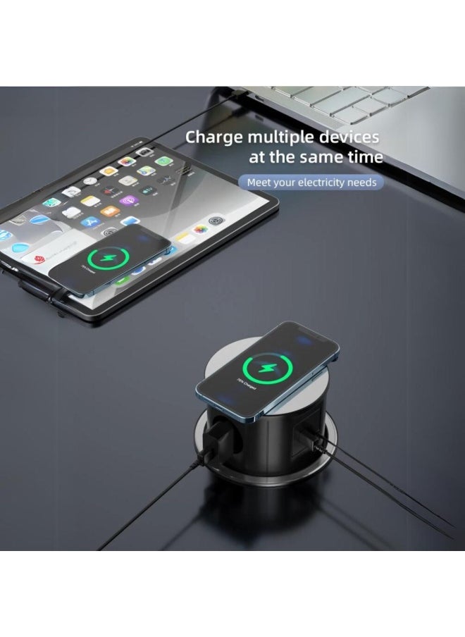 ebarza - Tempered Glass Pop Up Socket Jxb-015B - Image 1
