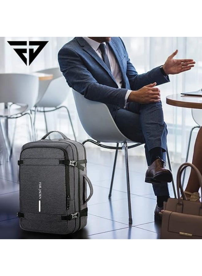 FUR JADEN 40L Weekender Travel Laptop Backpack with Anti Theft Pocket, Organizer, 15.6 Inch Padded Laptop Sleeve and Dual Handles - Image 3