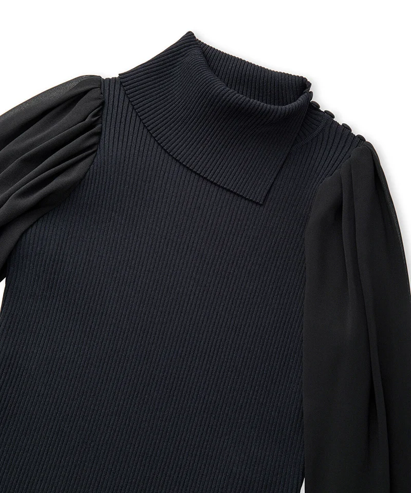 Ipekyol  Mixed Media Knit Top for Women | Best Price UAE