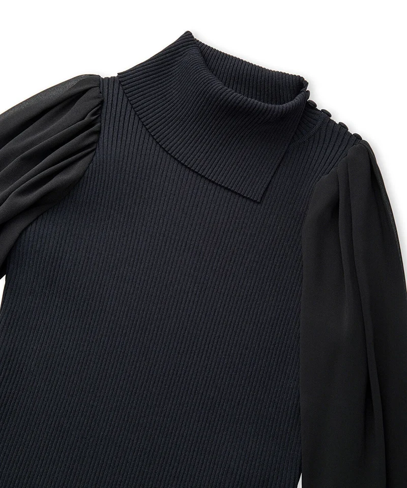 Ipekyol  Mixed Media Knit Top for Women | Best Price UAE