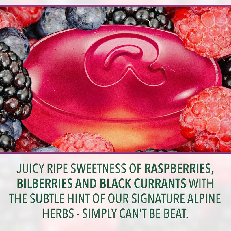 Ricola Berry Medley Throat Drops 45 Count Delicious Throat Relief  Care Oral Anesthetic Naturally Flavored - Image 3