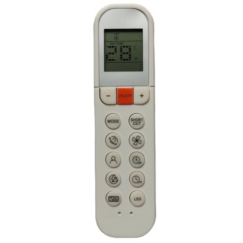 Upix AC Remote No. 196 (No Backlight), Compatible/Replacement for Koryo AC Remote Control (Exactly Same Remote Will Only Work) - Image 1