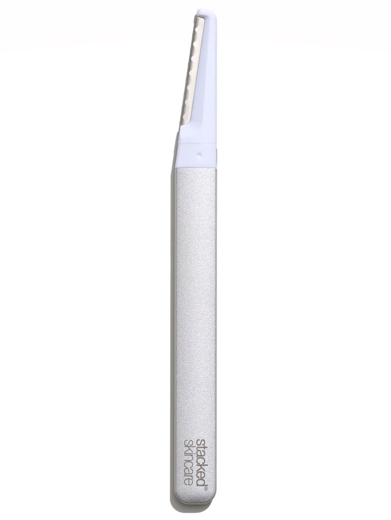 StackedSkincare Professional Dermaplaning Tool for Women â€“ Metal Handle, Replaceable Blade, Smooth Skin & Peach Fuzz Removal, At-Home Exfoliation Razor - Image 1
