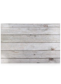 Navaris Magnetic Dry Erase Board - 16 X 24 Inches Decorative White Board For Wall With Design, Includes 5 Magnets And Marker - Wooden Planks  - Image 5