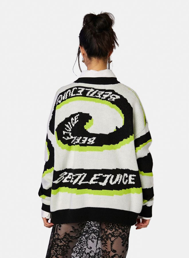 FOREVER 21 Beetlejuice Beetlejuice Spiral Sweater  - Image 3