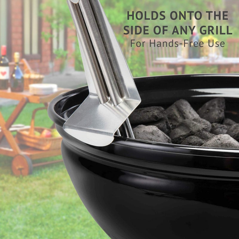 Ivation Premium 500W Electric Charcoal Starter â€“ Quickly & Easily Ignite BBQ Grills Without Lighter Fluid or Matches â€“ Double-Ring Design with Longer, Angled Handle Safely Heats in Just 6 Minutes - Image 2