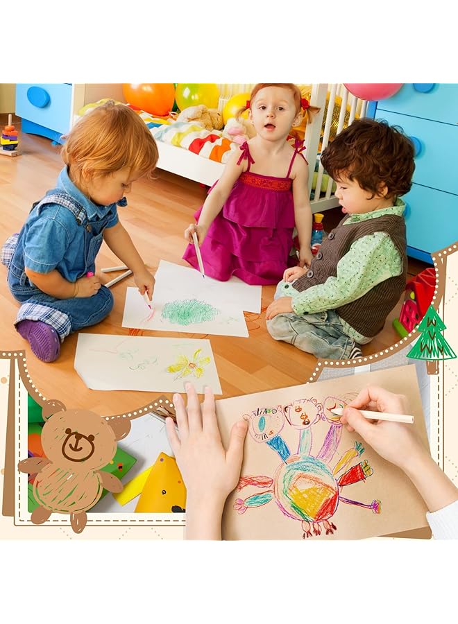 erorex 15 Packs Mini Drawing Colored Pencils For Kids Portable Short Fat 6 Different Color Pencils In Bulk Pre Sharpened Coloring Pencils For Children Painting Classroom School Supplies 3.5 Inch - Image 3