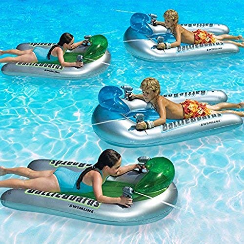 Swimline Battleboards Squirter Set Swimming Pool Floating Game 2 Pack - Image 1