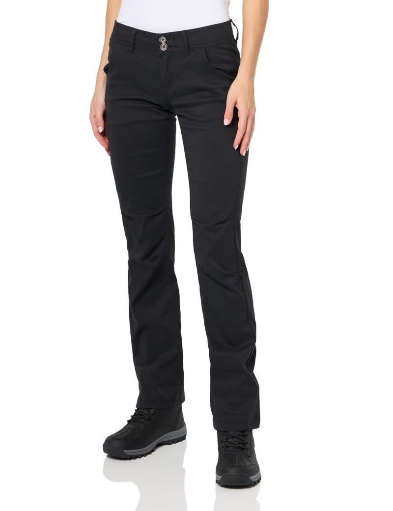 prAna Women's Standard Halle Pant, Black, 0 Short - Image 1