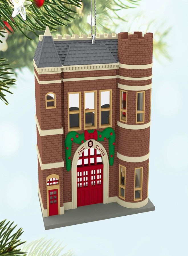Hallmark Keepsake Christmas Ornament 2025, Nostalgic Houses and Shops Keepsake Korners Firehouse - Image 3