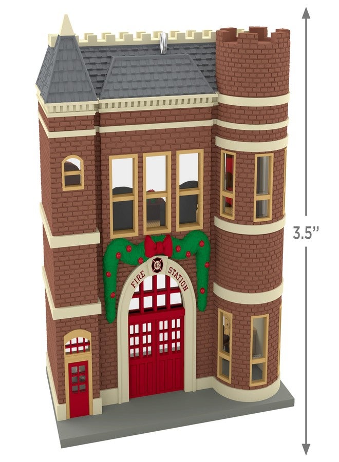 Hallmark Keepsake Christmas Ornament 2025, Nostalgic Houses and Shops Keepsake Korners Firehouse - Image 4