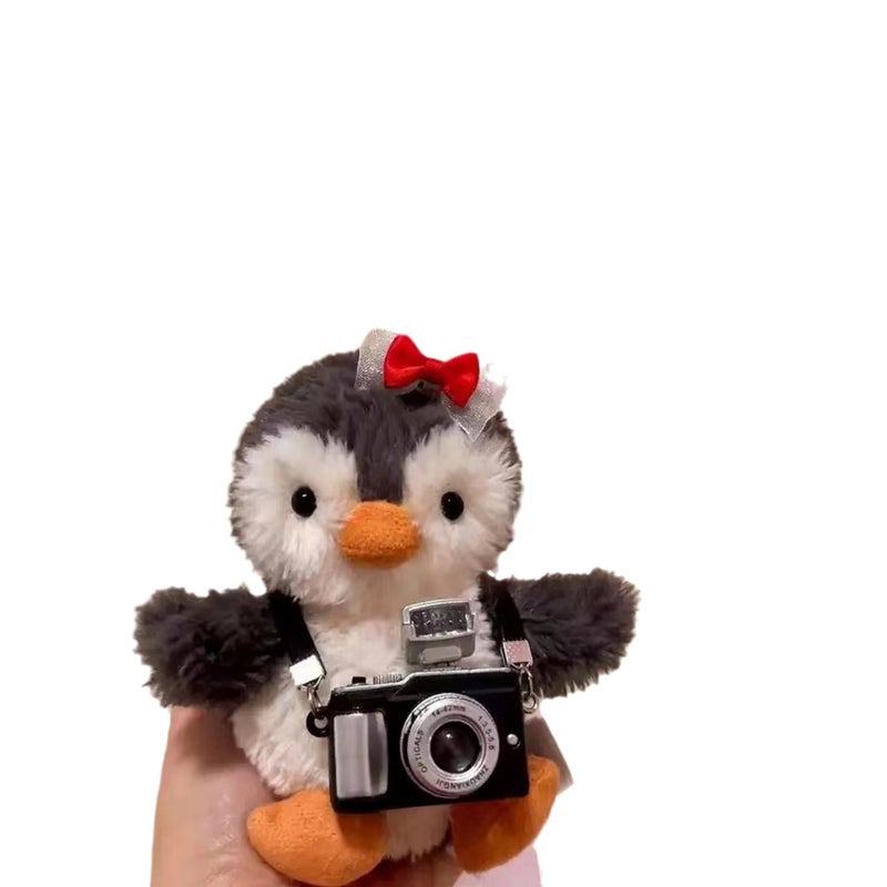 Cute Plush Penguin Keychain Charm - Image 5