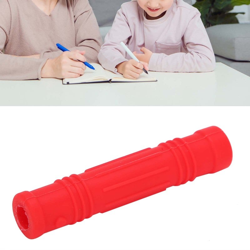 Silicone Chewing Topper Blue Saber Pen Cover Teether - Non-Toxic Sensory Chew Toy for School Work Concentration Helper - Image 2