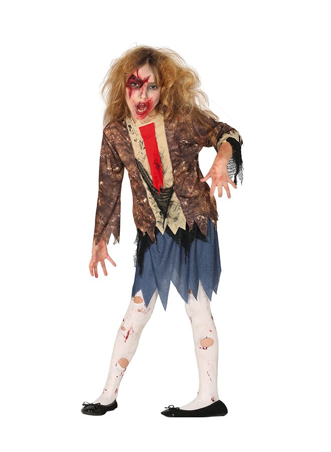 Fiestas Guirca Child Zombie Costume, Size 7-9 Years. Costume includes: Jacket with tie and shirt, trousers 
