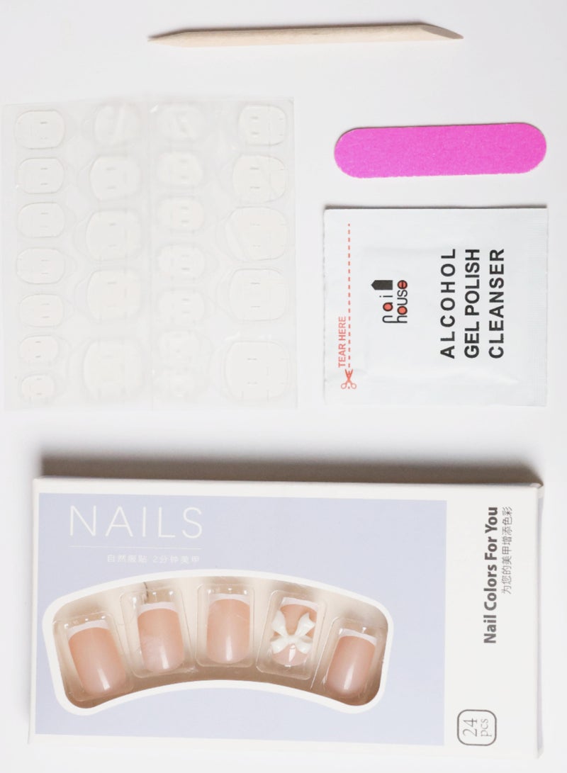 CYNAz009 Fake Nails,24pcs Press Nails - Image 2