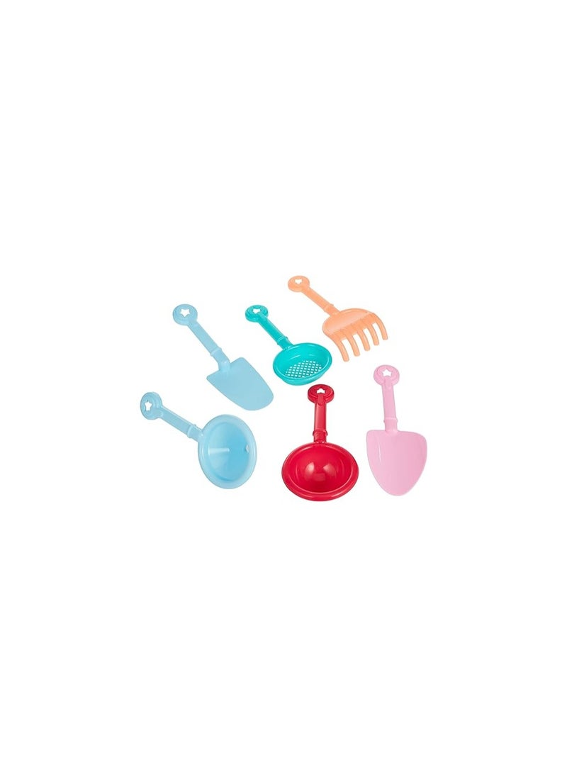 Pixie - 9 pcs/set Beach Sand Play Toys Set Excavating Tools Bucket Sand Wheel Play Bath Toys For Children Learning Study Toys color-Green - Image 1