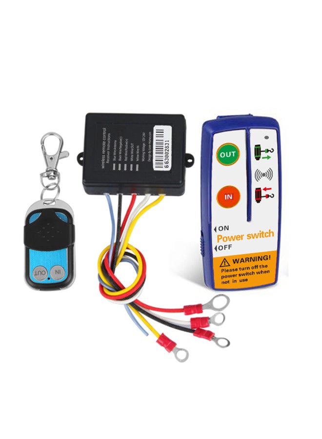 12v 24v Electric Winch Control System Relay Wireless Switch Off-road Winch Controller-Color:Silver - Image 3