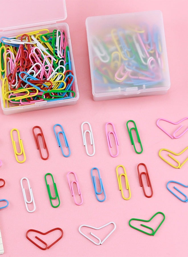 100 Paper Clips Colorful Paper Clips for Office High Quality Paper Clips for Documents Paper Clips Small Durable Rust-proof Paper Clips Letter Clips - Image 3