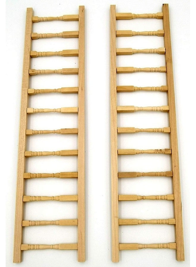 SXFSE Dollhouse Decoration Accessories,Miniature Fence Handrail 1:12 Mini Dollhouse Fence Cute House Mini Fence (Beige, 2 Pcs) - Image 1