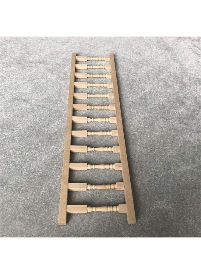 SXFSE Dollhouse Decoration Accessories,Miniature Fence Handrail 1:12 Mini Dollhouse Fence Cute House Mini Fence (Beige, 2 Pcs) - Image 5