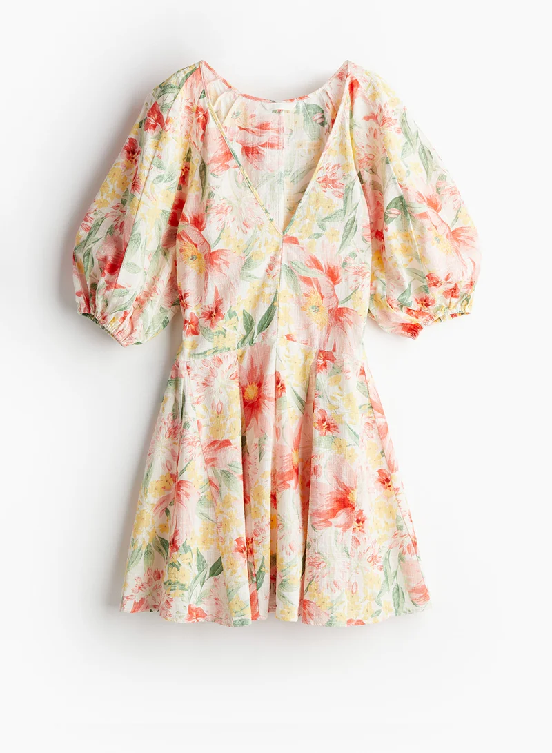 H&M Floral Print Mini Dress